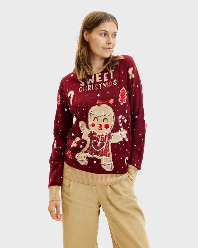 Cute Cookie Christmas Sweater for Women