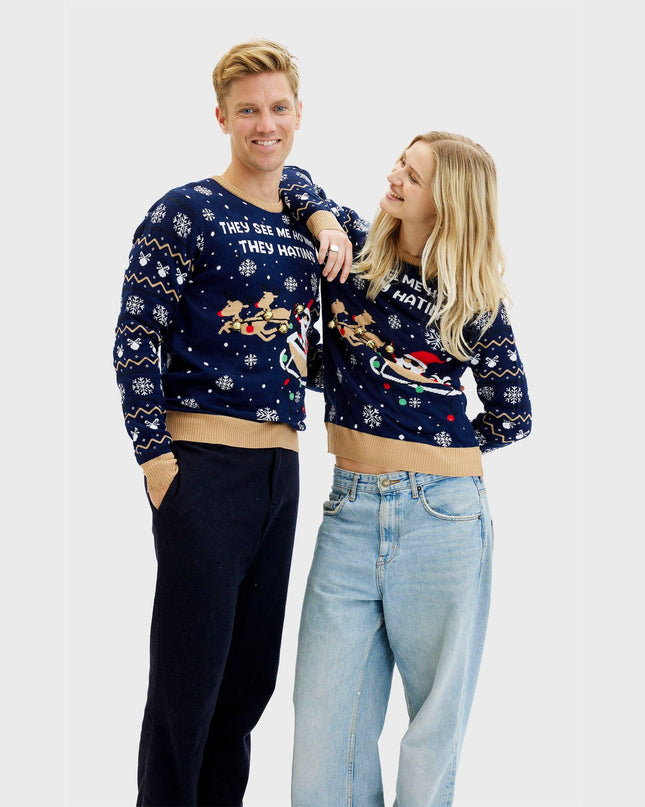 They See Me Ho'ing Sweater for Men - Light-Up Design