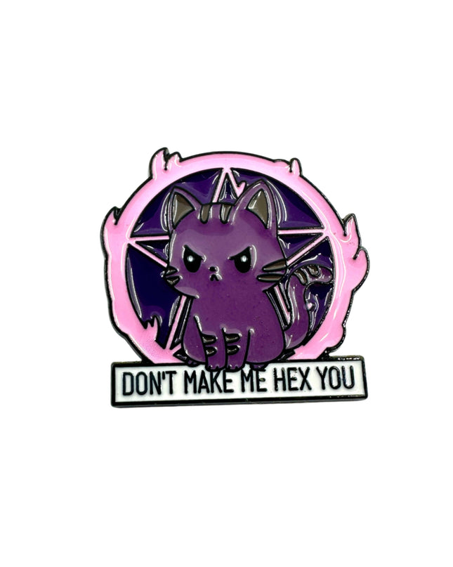 Hex Cat Pin Badge | Tags: Accessories