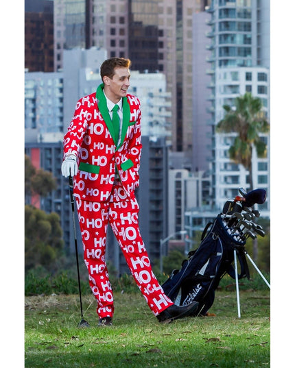 Herre Ho Ho Holla Blazer med Slips