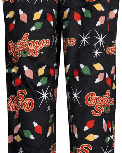 A Christmas Story Fleece Holiday Lights Pajama Pants