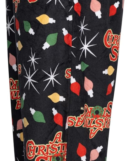 A Christmas Story Fleece Holiday Lights Pajama Pants
