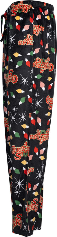 A Christmas Story Fleece Holiday Lights Pajama Pants