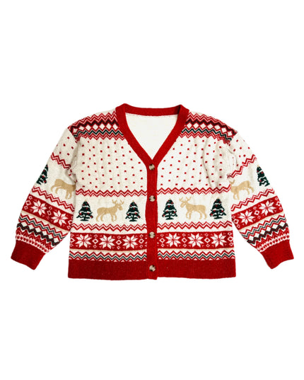 Vintage Christmas Sweater - Cozy Cardigan | Tags: Christmas