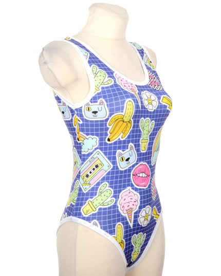 80s Style Swim Dress for Trendy Beach Looks