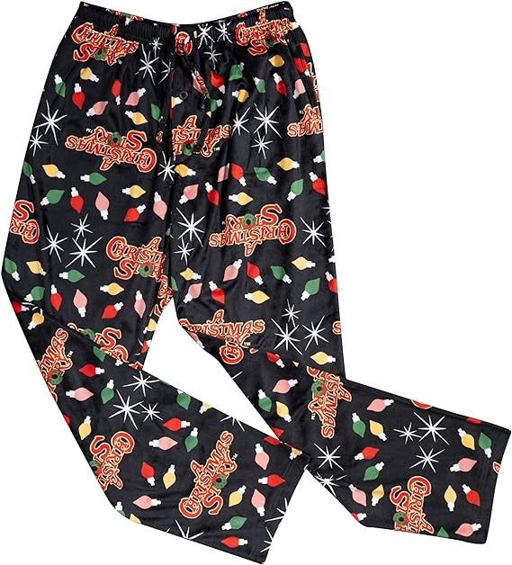 A Christmas Story Fleece Holiday Lights Pajama Pants