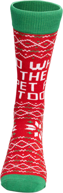 Agent Todd and Margo Christmas Vacation Socks