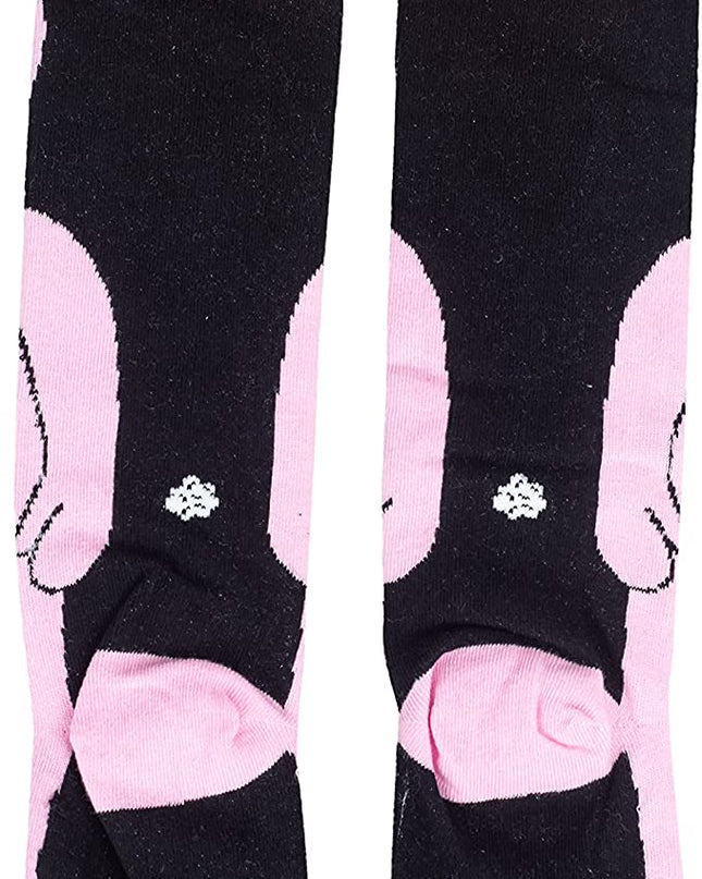 A Christmas Story Pink Bunny Socks with 3D Ears