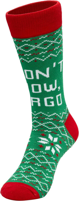 Agent Todd and Margo Christmas Vacation Green Unisex Socks