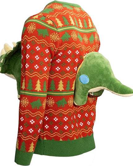 3D Triceratops Dinosaur Ugly Sweater