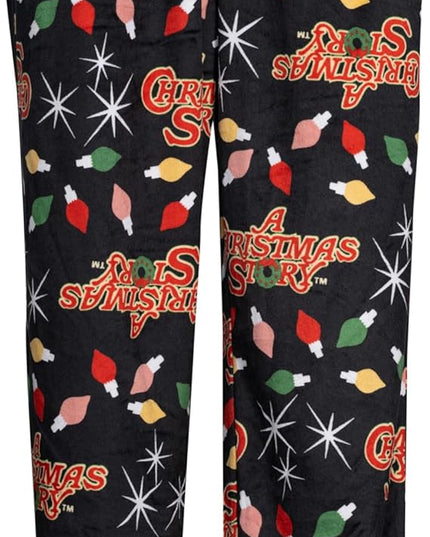 A Christmas Story Fleece Holiday Lights Pajama Pants