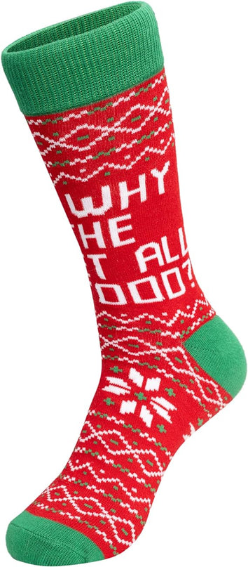 Agent Todd and Margo Christmas Vacation Socks