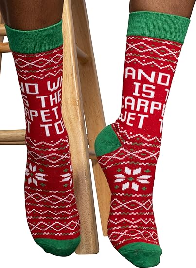 Agent Todd and Margo Christmas Vacation Socks