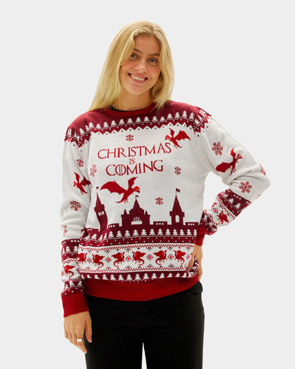 Women's Christmas Sweater "Christmas is Coming"