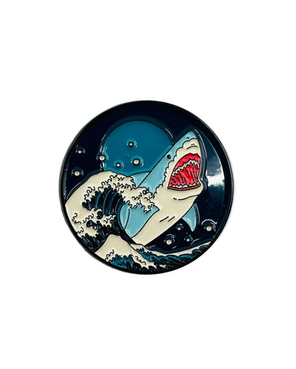 Wave Shark Pin | Accessories for Women