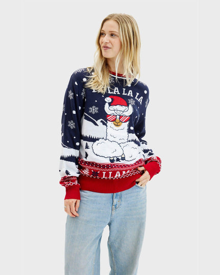 Fa La La La Llama Sweater - Women