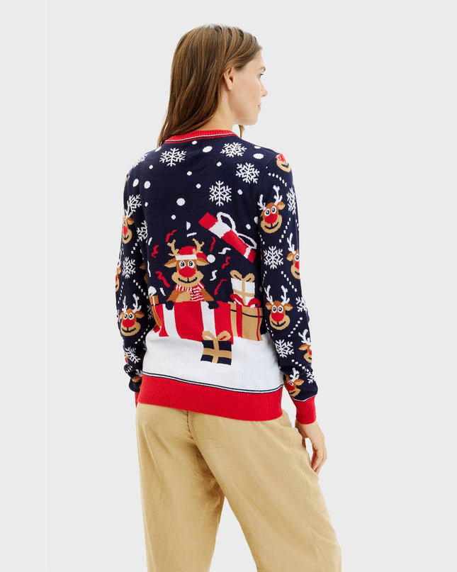 Bringing Christmas Gifts Sweater - Women