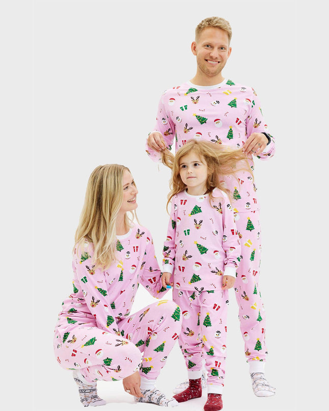 Pinkish Christmas Pajamas for Women - Year-Round Comfort