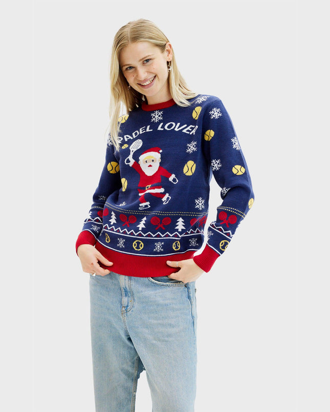 Santa's Padel Club Sweater for Women - Trine Collection