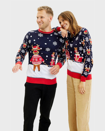 Bringing Christmas Gifts Sweater - Men