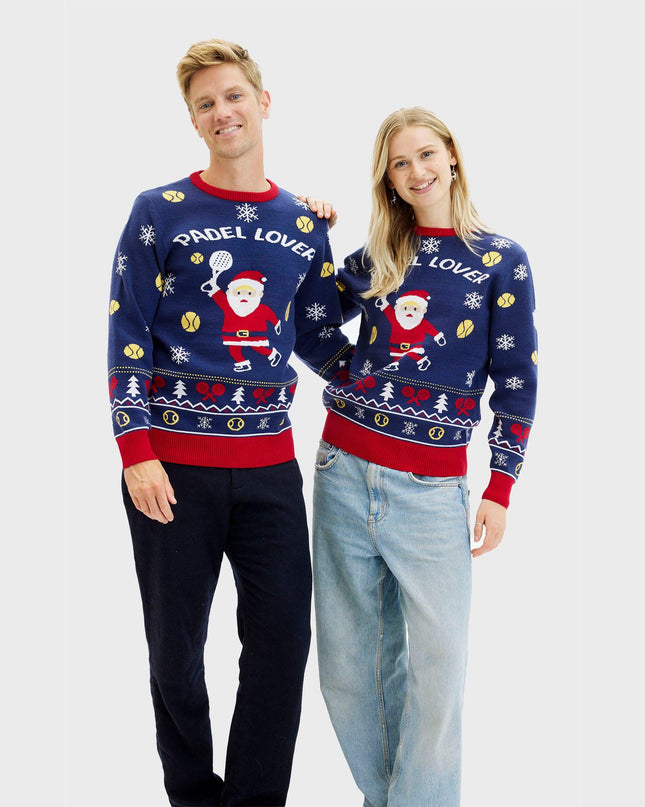 Santa's Padel Club Sweater for Men - Trine Collection