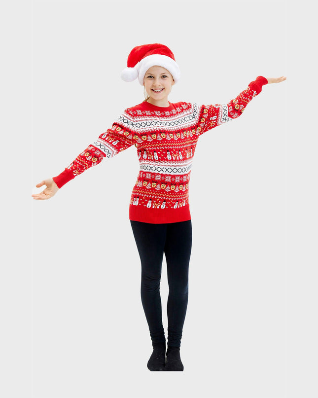 Reinstyle Red Sweater for Kids