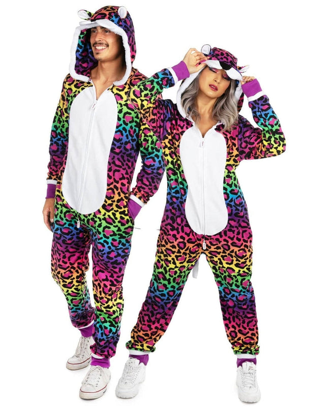 Matchende 90'ernes Leopard Par Kostumer