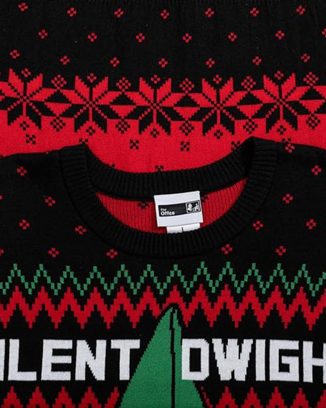 Office Silent Dwight Ugly Christmas Sweater