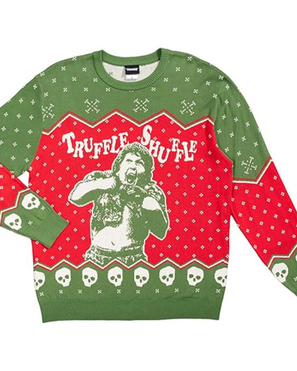 Suéter feo de Navidad de Goonies Truffle Shuffle