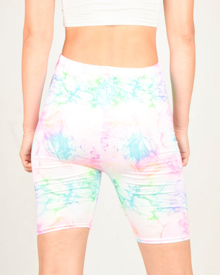 Bike Shorts - Watercolor Loungewear
