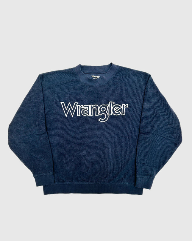 Vintage Wrangler Blue Sweater - Holiday Collection for All
