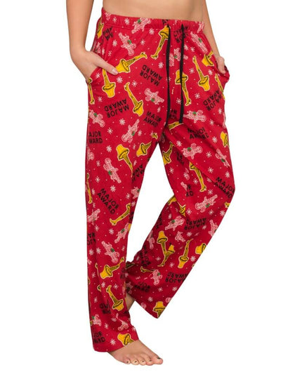 Pantalones de chándal lámpara de pierna de un gran premio de una historia de navidad