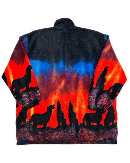 Vintage Fiery Wolves Juletrøje