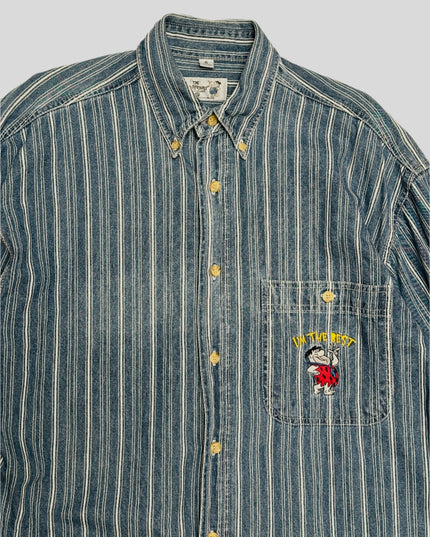 Vintage Denim Shirt - The Flintstones