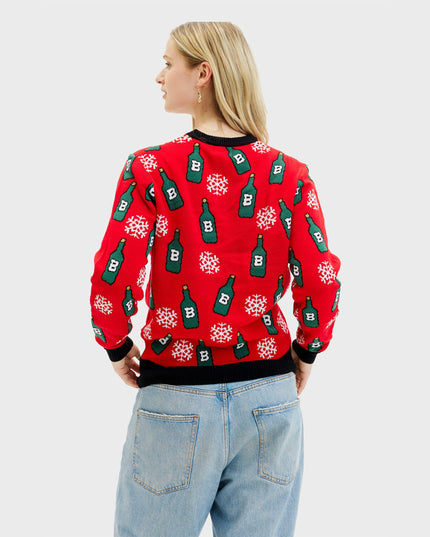 Most Wonderful Time Women's Reversible Christmas Sweater
