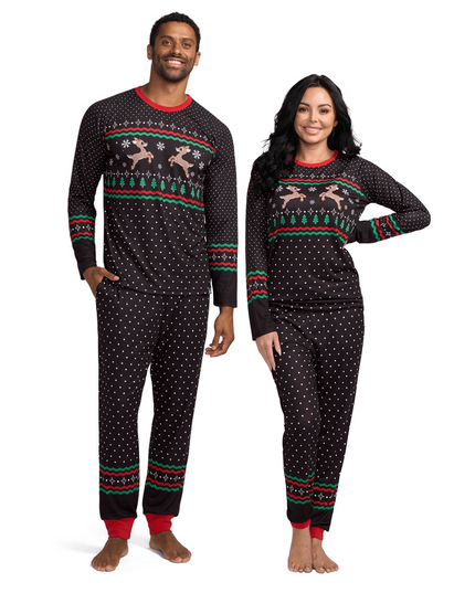Matchende Fair Isle Rudolph Par Pyjamas
