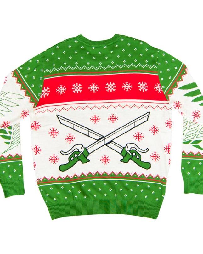 Attack on Titan Kanji and Swords Ugly Sweater