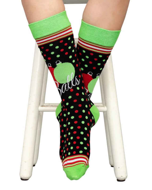 Balls Ugly Christmas Socks for Adults