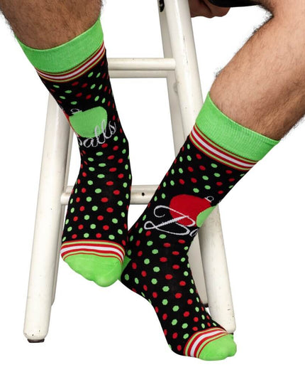 Balls Ugly Christmas Socks for Adults