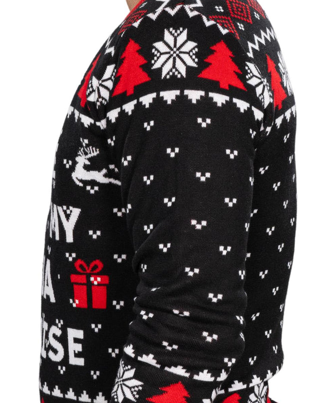 Ask Me About My Ninja Disguise Christmas Sweater