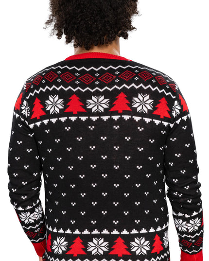 Pregúntame sobre mi disfraz de ninja suéter de Navidad