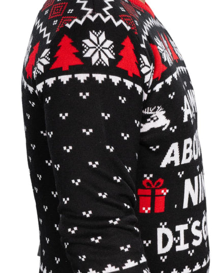 Pregúntame sobre mi disfraz de ninja suéter de Navidad