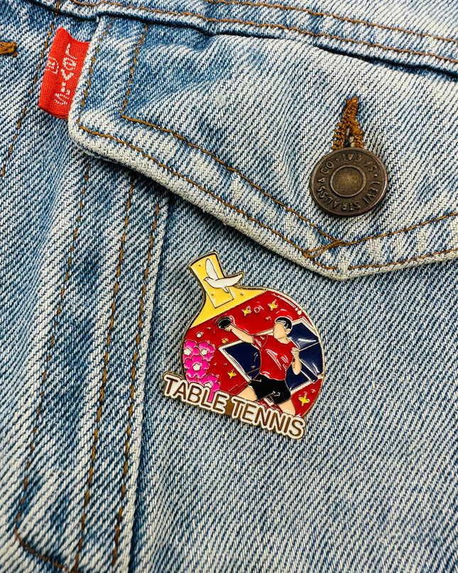 Table Tennis Pin | Family Christmas Pajamas & Accessories