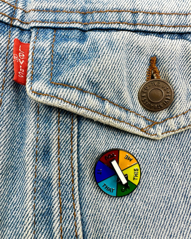 LGBTQ Hjul Emalje Pin Badge