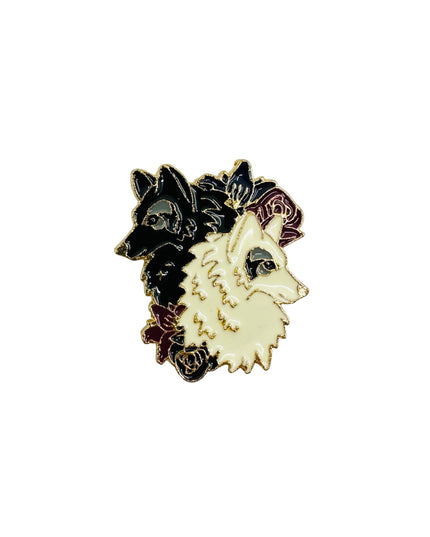 Brooch - Wolves | Family Pajama Accessories for Christmas
