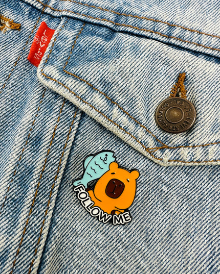 Capybara XIV Brosche | Familie-Pyjamas-Tilbehør