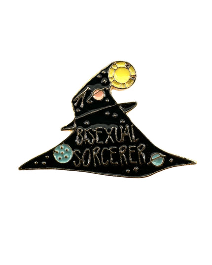 Bisexual Sorcerer Pin - Inclusive Accessory for Proud Wizards