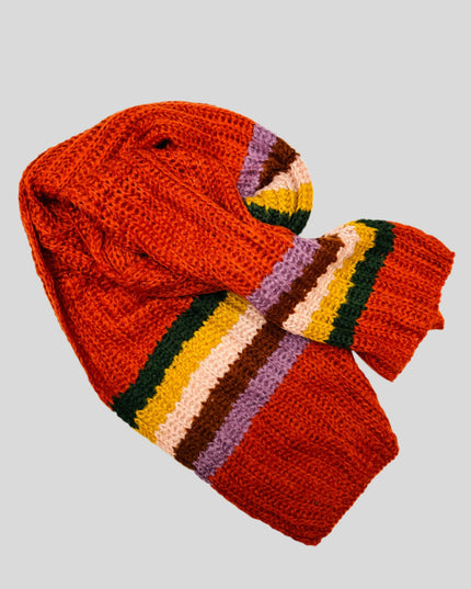 Strikket Rust Tørklæde Accessories til Alle