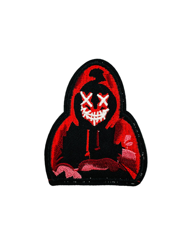 Parche cara de diablo de Halloween