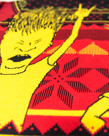 Beavis and Butthead Rock and Roll Grim Juletrøje